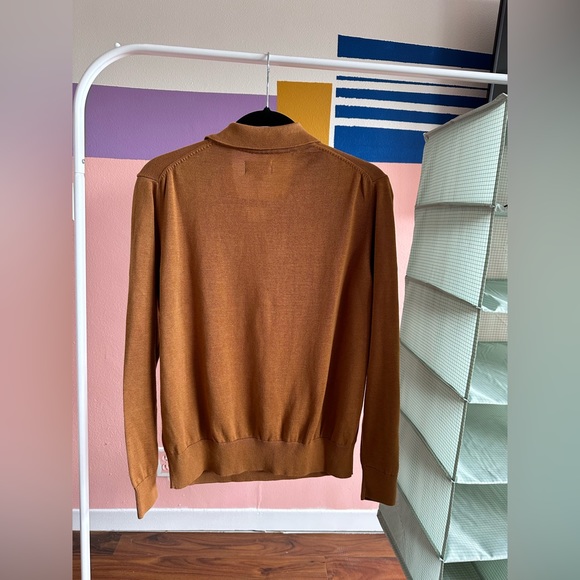 BRAND NEW CLASSIC FINE KNIT POLO SWEATER - Picture 3 of 3